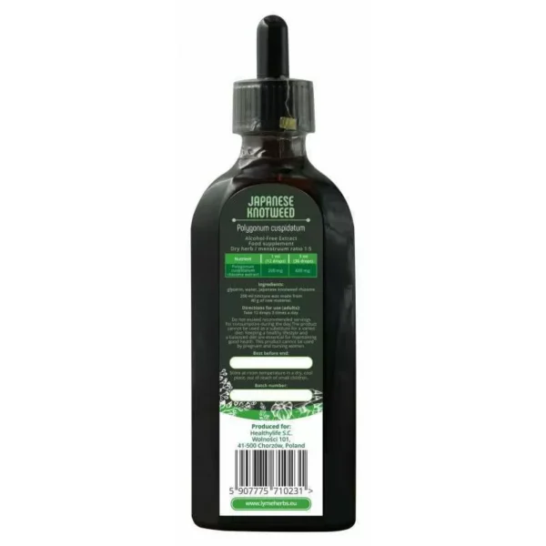 Japanse duizendknoop (Japanese knotweed), niet-alcoholisch extract (200ml) - Afbeelding 2