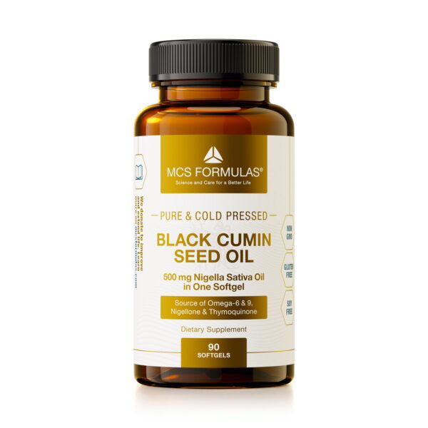 Black Cumin Seed Oil, 500mg/Softgel