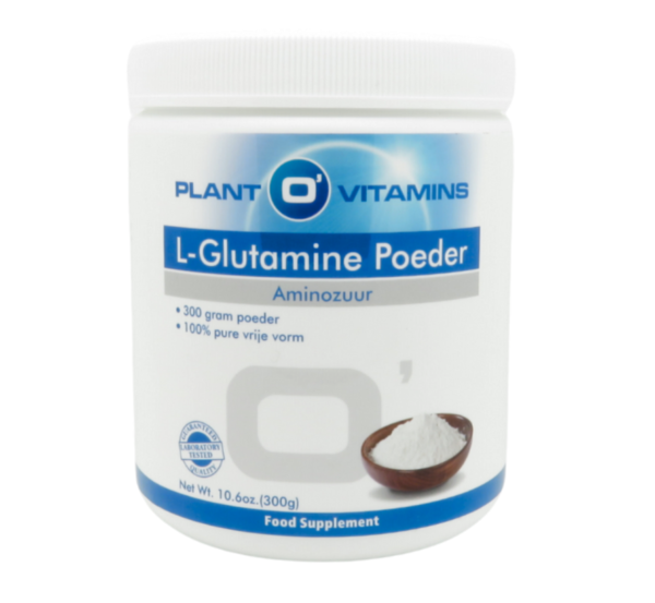L-Glutamine Poeder Plant O’Vitamins 300 gram