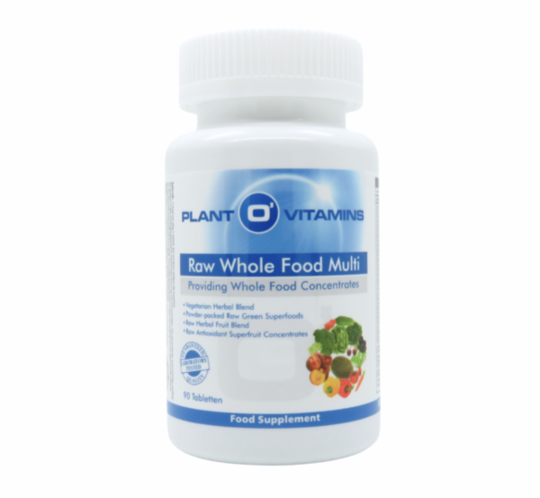 Rohe Vollwert-Multi-Pflanzenvitamine 90 Tabletten