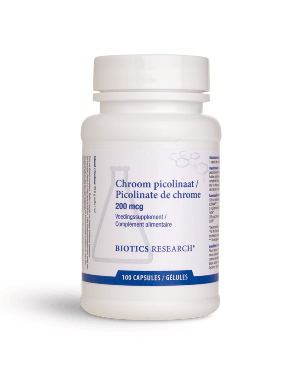 Chroom picolinaat 200mcg/100cap/gel